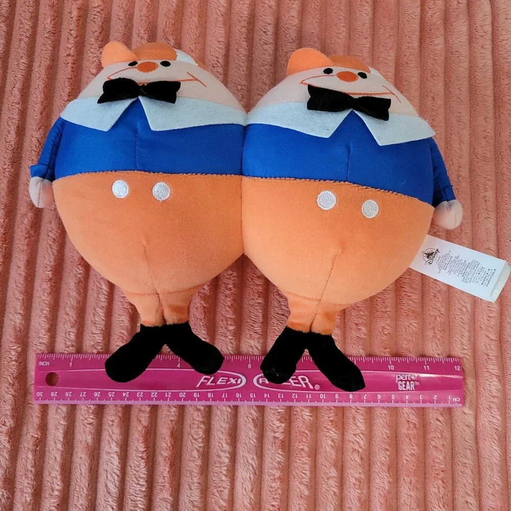 Disney Store Mary Blair Alice in‎ Wonderland Tweedle Dee and Tweedle Dum Plush